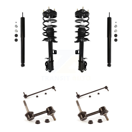 Front Rear Complete Strut Shock & TOR sway Bar Link Kit (8Pc) For Ford Escape Mazda KSS-107761