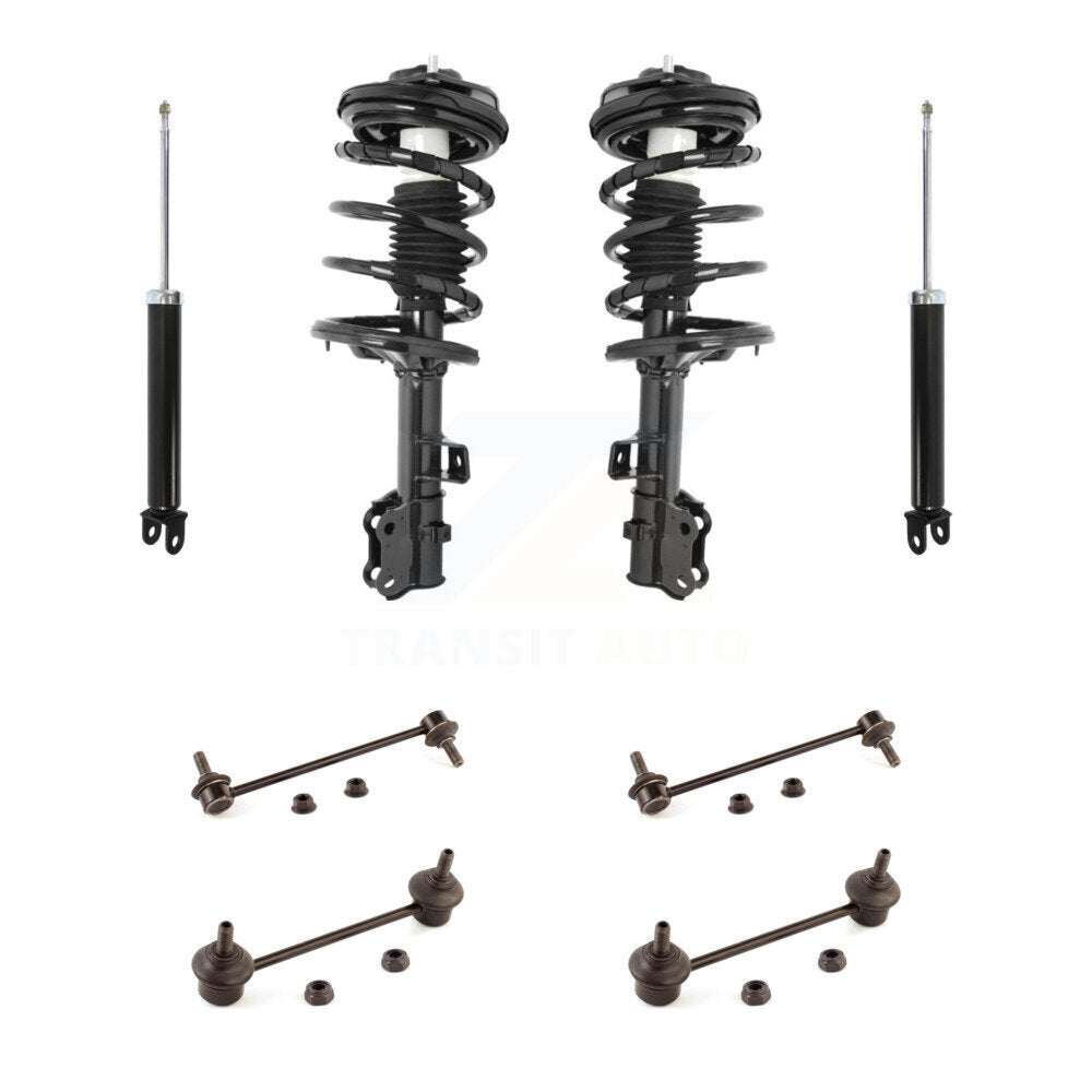 Front Rear Complete Strut Shock & TOR sway Bar Link Kit (8Pc) For Kia Rondo Optima KSS-107765