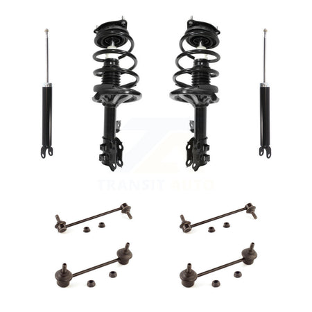 Front Rear Complete Strut Shock & TOR sway Bar Link Kit (8Pc) For Hyundai Elantra KSS-107766