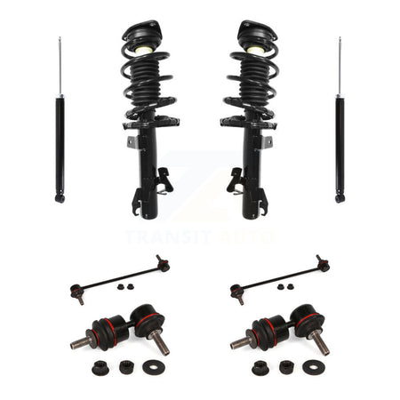 Front Rear Complete Suspension Strut Shock & TOR sway Bar Link Kit (8Pc) For Mazda 3 KSS-107774