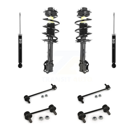 Front Rear Complete Strut Shock & TQ sway Bar Link Kit (8Pc) For Hyundai Tucson Kia KSS-107779