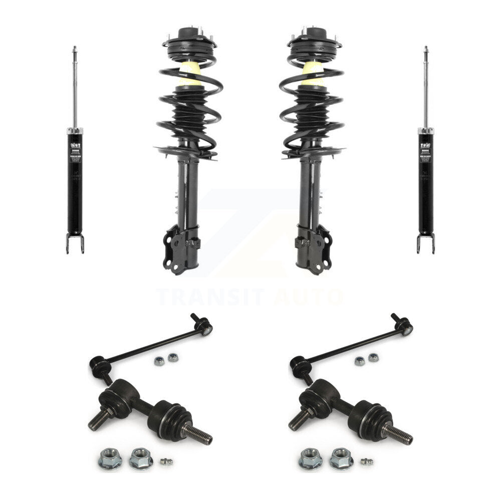 Front Rear Complete Strut Shock & TQ sway Bar Link Kit (8Pc) For Hyundai Tucson Kia KSS-107780