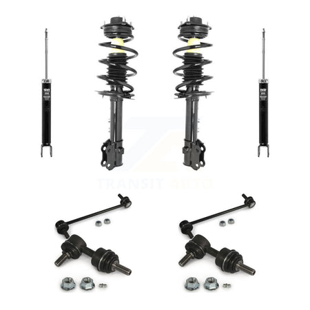 Front Rear Complete Strut Shock & TQ sway Bar Link Kit (8Pc) For Hyundai Tucson Kia KSS-107780