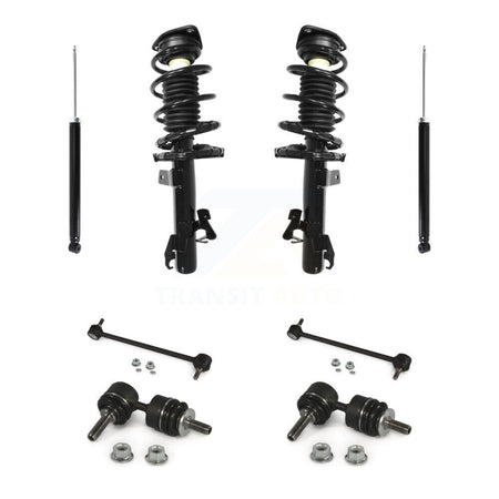 Front Rear Complete Suspension Strut Shock & TQ sway Bar Link Kit (8Pc) For Mazda 3 KSS-107793