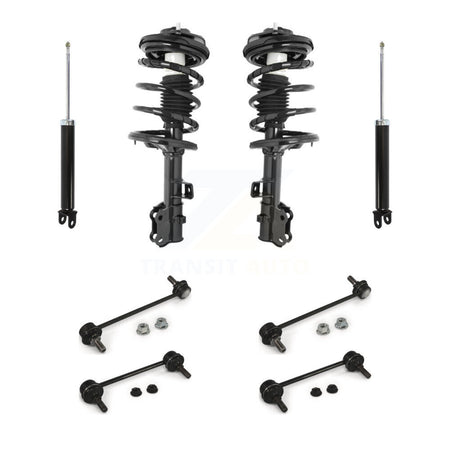 Front Rear Complete Strut Shock & TQ sway Bar Link Kit (8Pc) For Kia Rondo Optima KSS-107801