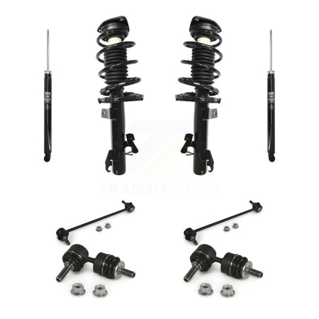 Front Rear Complete Suspension Strut Shock & TQ Bar Link Kit (8Pc) For Mazda 3 5 KSS-107804