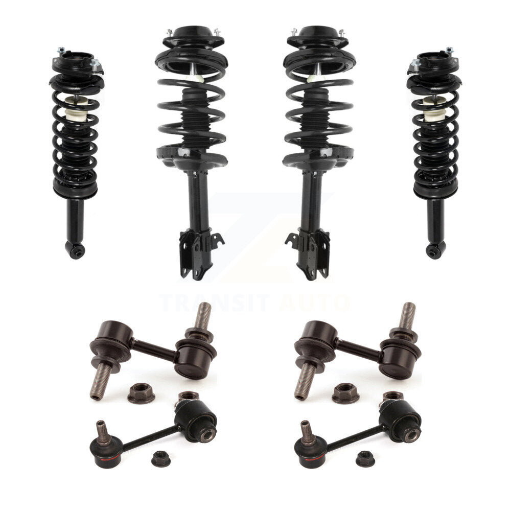 Front Rear Complete suspension Strut & TOR sway Bar Link Kit (8Pc) For Subaru Outback KSS-107806