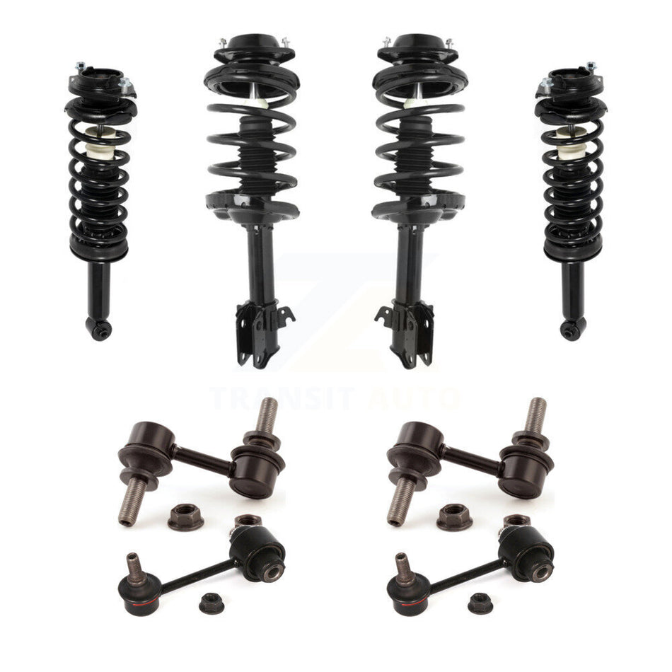 Front Rear Complete suspension Strut & TOR sway Bar Link Kit (8Pc) For Subaru Outback KSS-107806