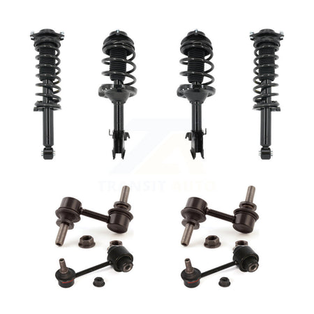 Front Rear Complete Strut & TOR sway Bar Link Kit (8Pc) For 2014-2016 Subaru Forester KSS-107807