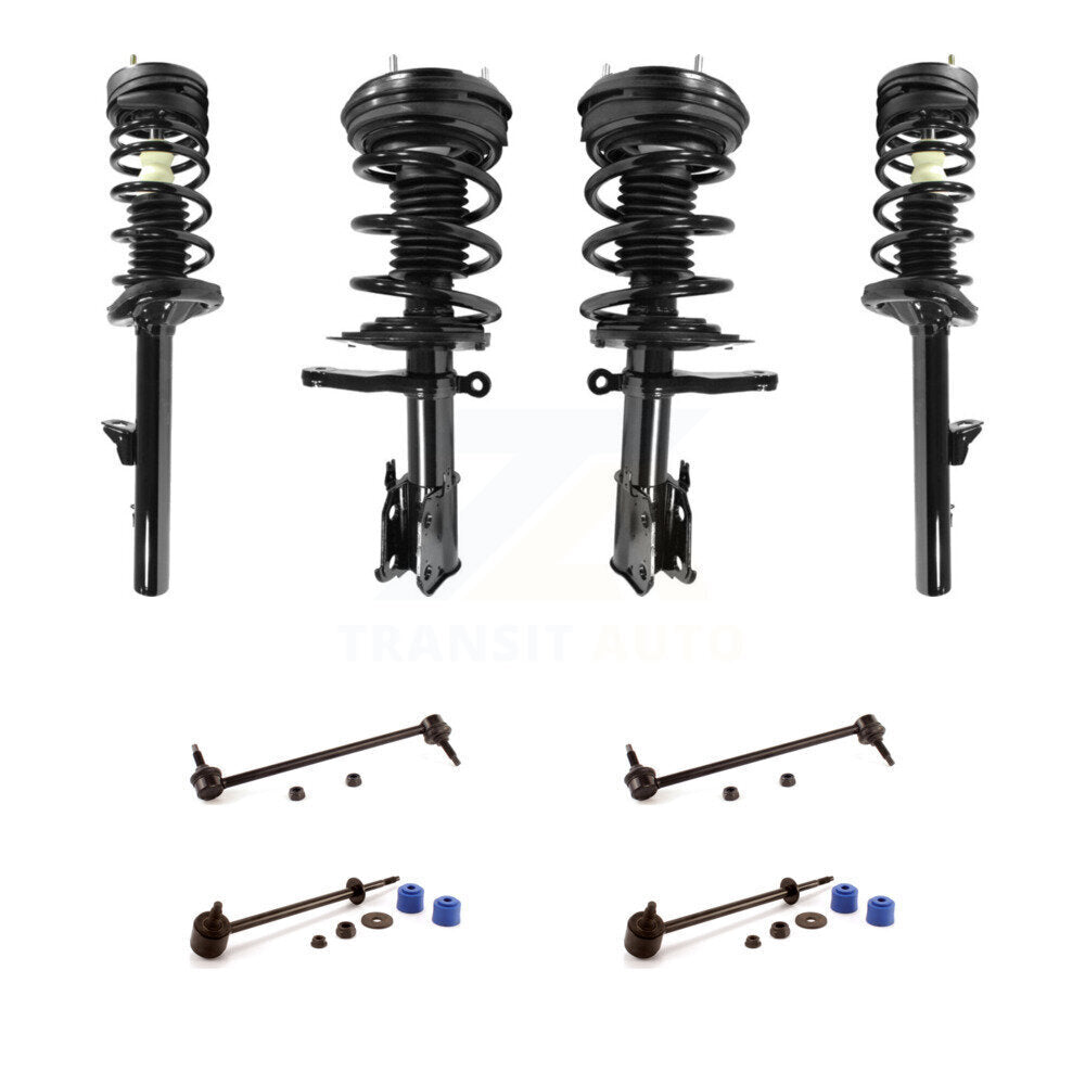 Front Rear Complete suspension Strut & TOR Bar Link Kit (8Pc) For Chrysler Concorde LHS KSS-107813