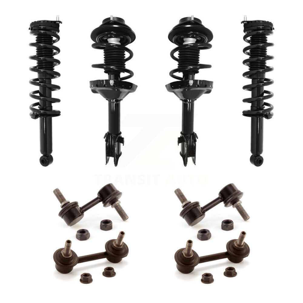 Front Rear Complete suspension Strut & TOR sway Bar Link Kit (8Pc) For Subaru Outback KSS-107816
