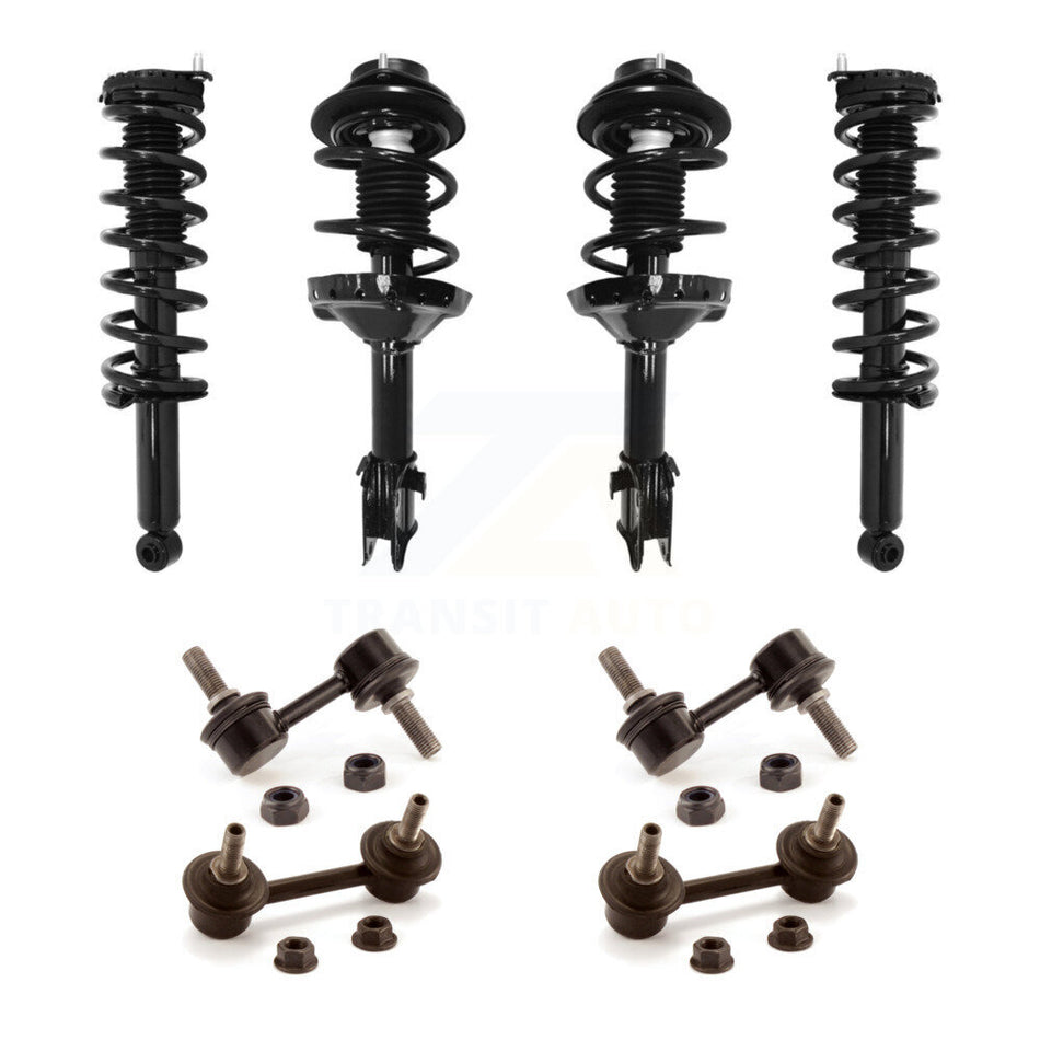 Front Rear Complete suspension Strut & TOR sway Bar Link Kit (8Pc) For Subaru Outback KSS-107816
