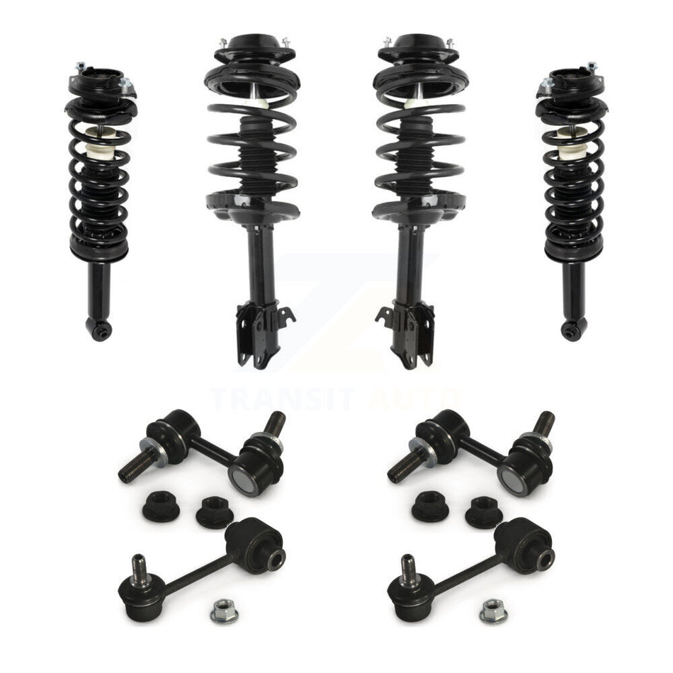 Front Rear Complete suspension Strut & TQ sway Bar Link Kit (8Pc) For Subaru Outback KSS-107819