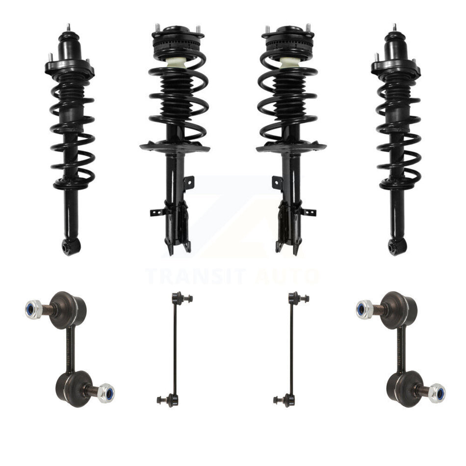 Front Rear Complete Strut & TQ Bar Link Kit (8Pc) For Chrysler 200 Dodge Avenger Sebring KSS-107823