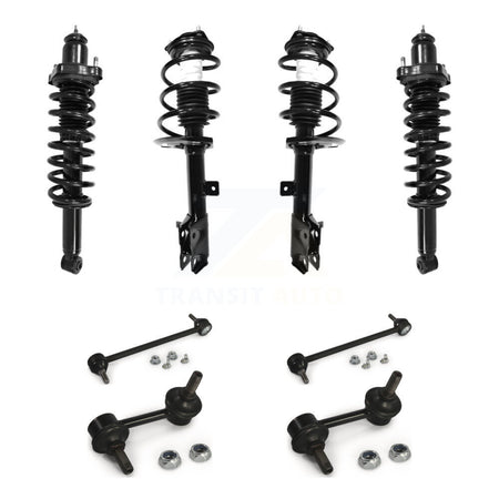 Front Rear Complete Strut & TQ sway Bar Link Kit (8Pc) For 2007-2009 Jeep Patriot Compass KSS-107825