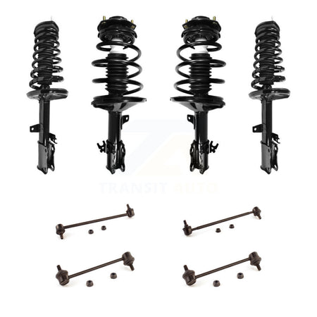 Front Rear Complete suspension Strut & TOR Bar Link Kit (8Pc) For Toyota Camry Solara KSS-107830
