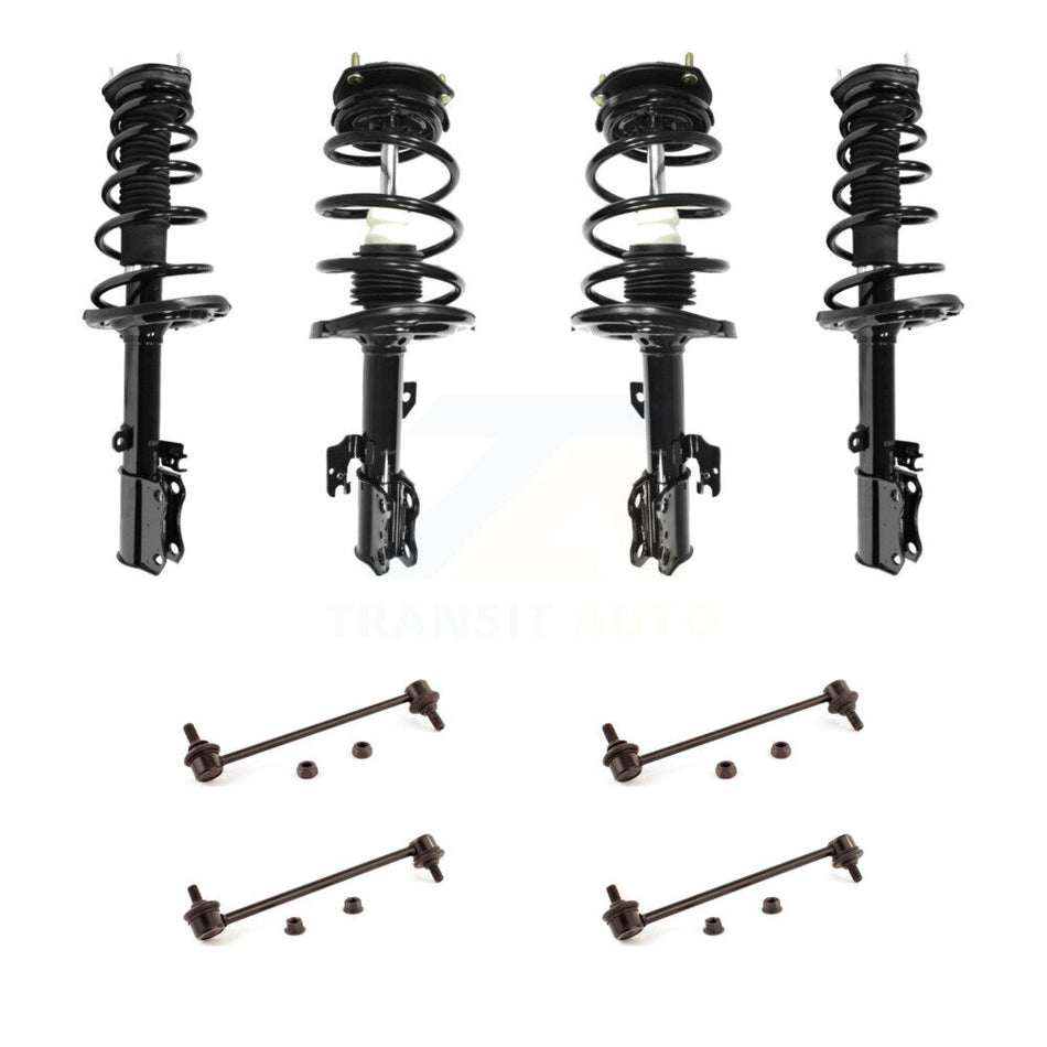 Front Rear Complete Strut & TOR Bar Link Kit (8Pc) For Toyota Camry Solara Lexus ES330 KSS-107849
