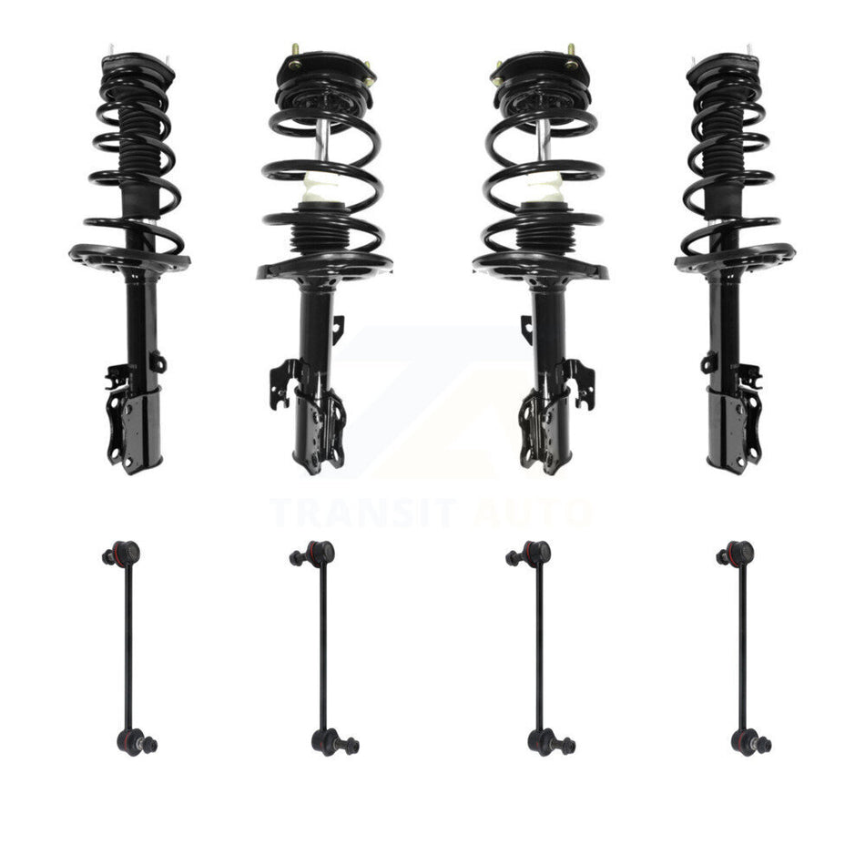 Front Rear Complete Strut & TOR Bar Link Kit (8Pc) For Toyota Camry Solara Lexus ES330 KSS-107849