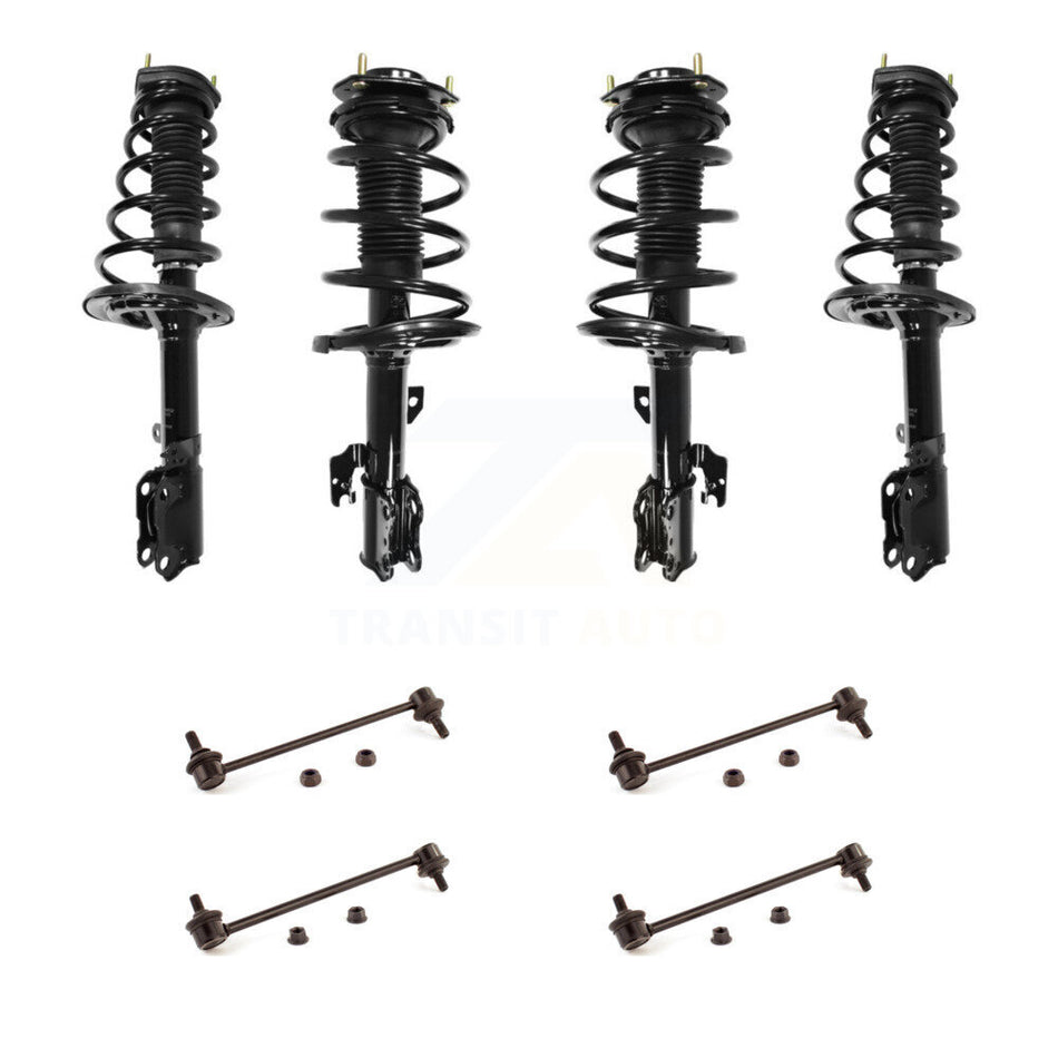 Front Rear Complete Strut & TOR sway Bar Link Kit (8Pc) For 2006 Toyota Avalon To 02 06 KSS-107852