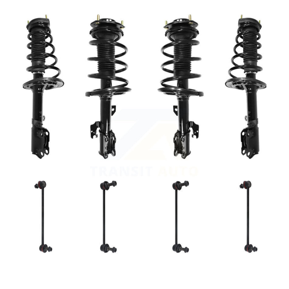 Front Rear Complete suspension Strut & TOR Bar Link Kit (8Pc) For 2007-2009 Lexus ES350 KSS-107854