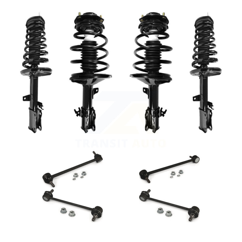 Front Rear Complete suspension Strut & TQ sway Bar Link Kit (8Pc) For Toyota Camry Solara KSS-107857