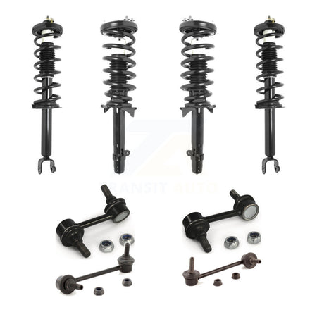 Front Rear Complete suspension Strut & TQ sway Bar Link Kit (8Pc) For 2009-2014 Acura TSX KSS-107858
