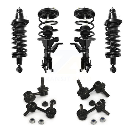 Front Rear Complete suspension Strut & TQ sway Bar Link Kit (8Pc) For Honda Civic KSS-107860