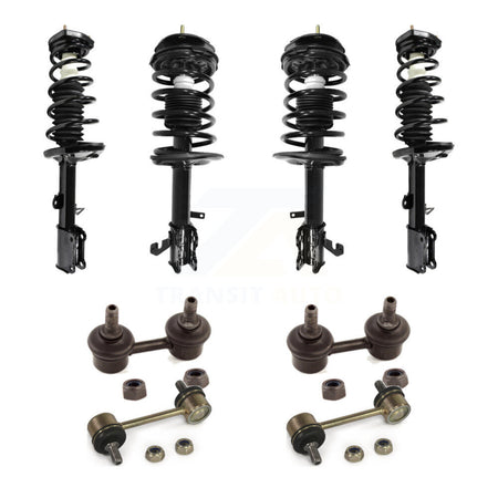 Front Rear Complete Strut & TQ sway Bar Link Kit (8Pc) For 1998-2002 Chevrolet Prizm KSS-107862
