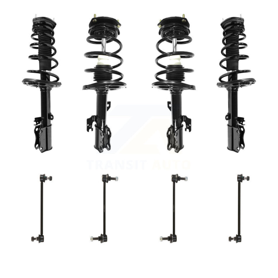 Front Rear Complete Strut & TQ Bar Link Kit (8Pc) For Toyota Camry Solara Lexus ES330 KSS-107871