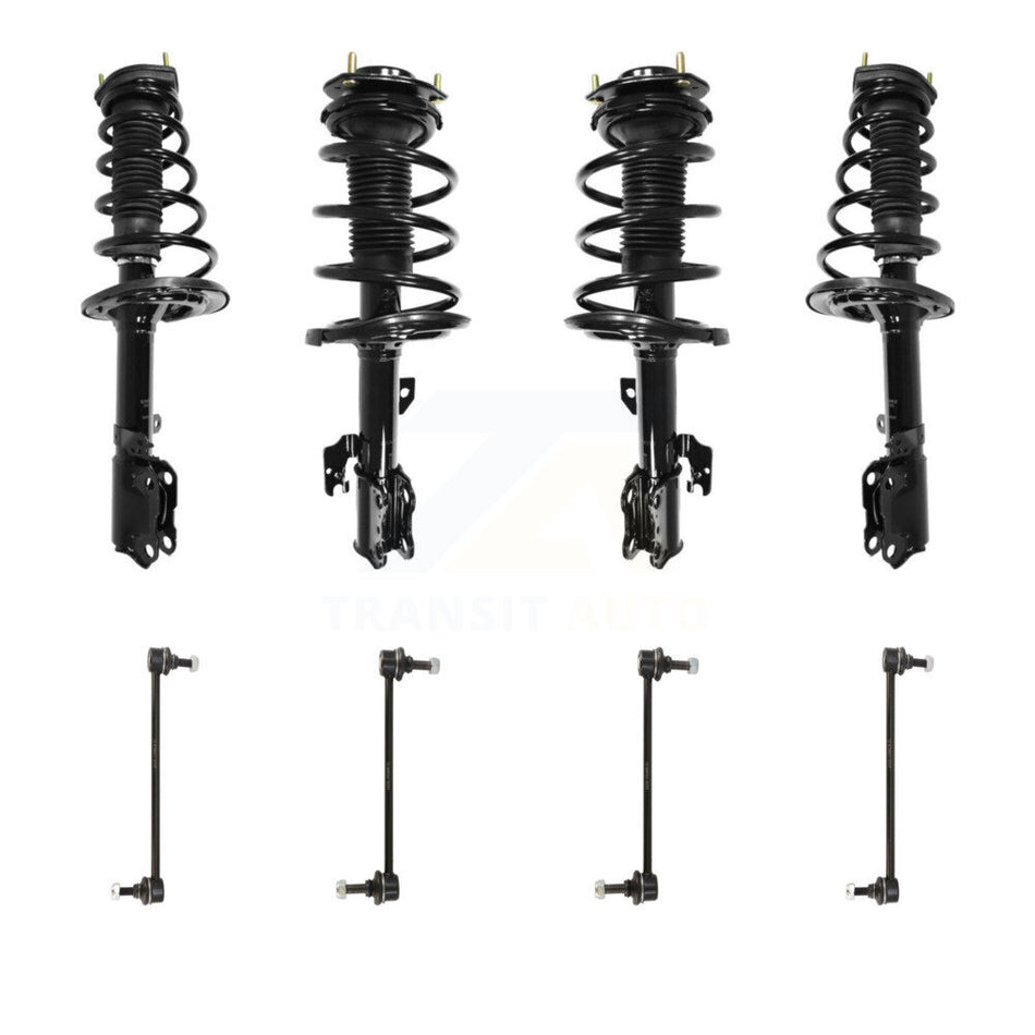 Front Rear Complete suspension Strut & TQ sway Bar Link Kit (8Pc) For Toyota Avalon KSS-107874