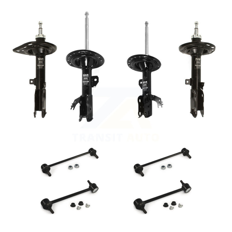 Front Rear suspension Strut & TQ sway Bar Link Kit (8Pc) For Toyota Camry KSS-107884