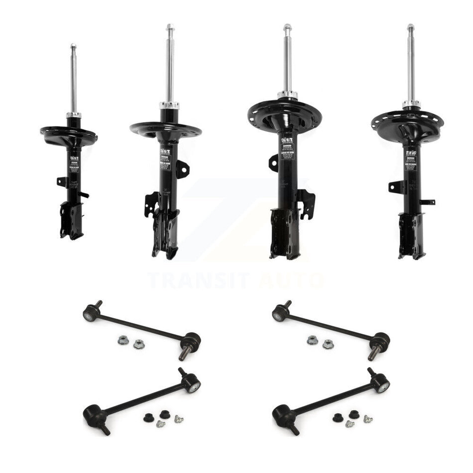 Front Rear suspension Strut & TQ sway Bar Link Kit (8Pc) For Toyota Highlander AWD KSS-107887