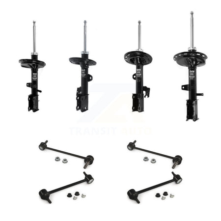 Front Rear suspension Strut & TQ sway Bar Link Kit (8Pc) For 2009-2015 Toyota Venza AWD KSS-107888