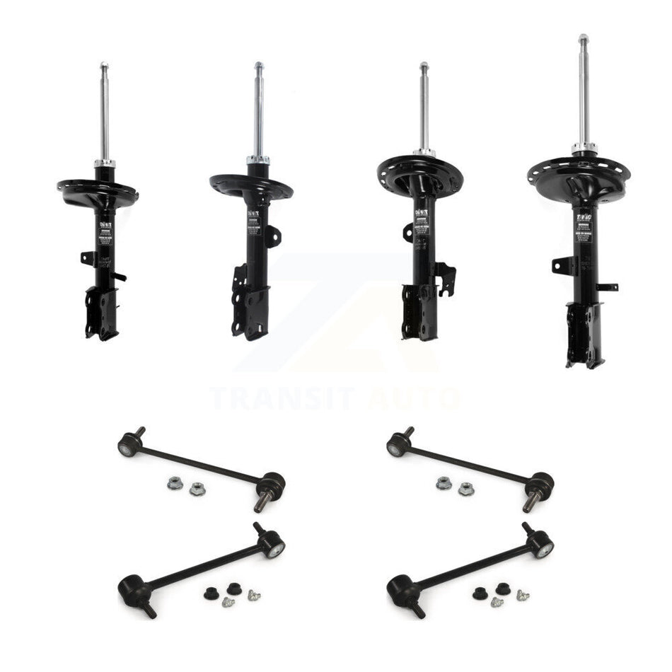 Front Rear suspension Strut & TQ sway Bar Link Kit (8Pc) For 2009-2015 Toyota Venza AWD KSS-107888