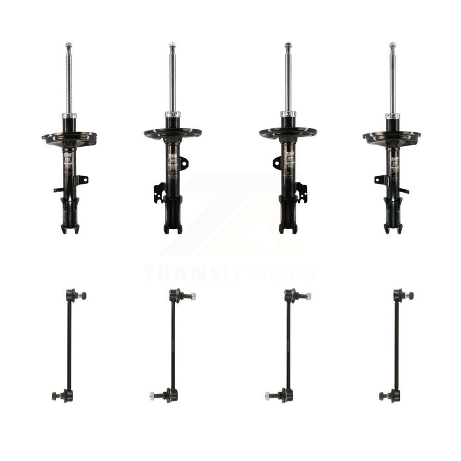 Front Rear suspension Strut & TQ sway Bar Link Kit (8Pc) For 2009-2015 Toyota Venza AWD KSS-107888