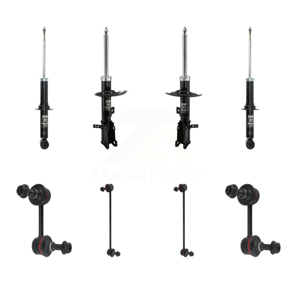 Front Rear Strut & TOR sway Bar Link Kit (8Pc) For Chrysler 200 Dodge Avenger Sebring KSS-107891