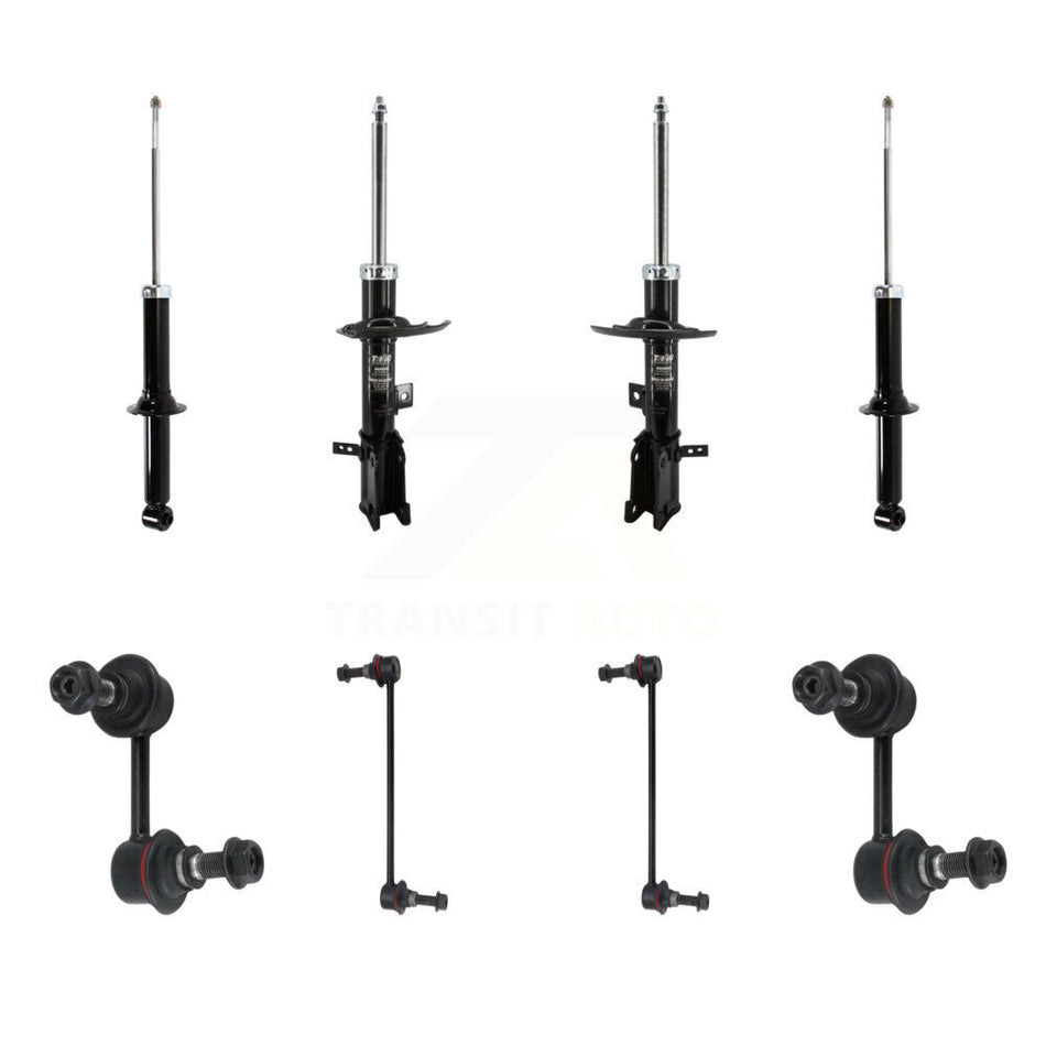 Front Rear suspension Strut & TOR sway Bar Link Kit (8Pc) For Dodge Journey KSS-107897