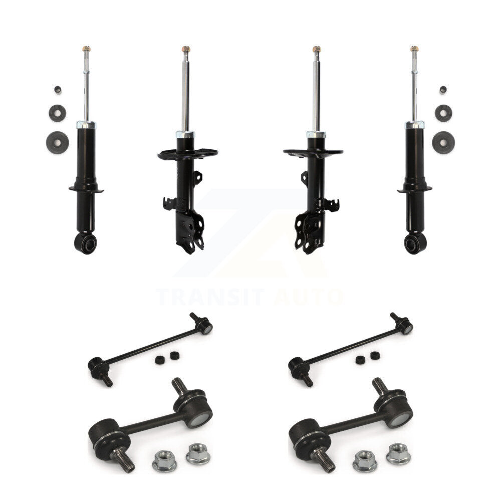 Front Rear suspension Strut & TQ sway Bar Link Kit (8Pc) For 2010 Pontiac Vibe FWD KSS-107904
