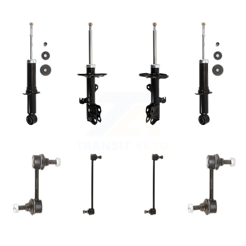 Front Rear suspension Strut & TQ sway Bar Link Kit (8Pc) For 2010 Pontiac Vibe FWD KSS-107904