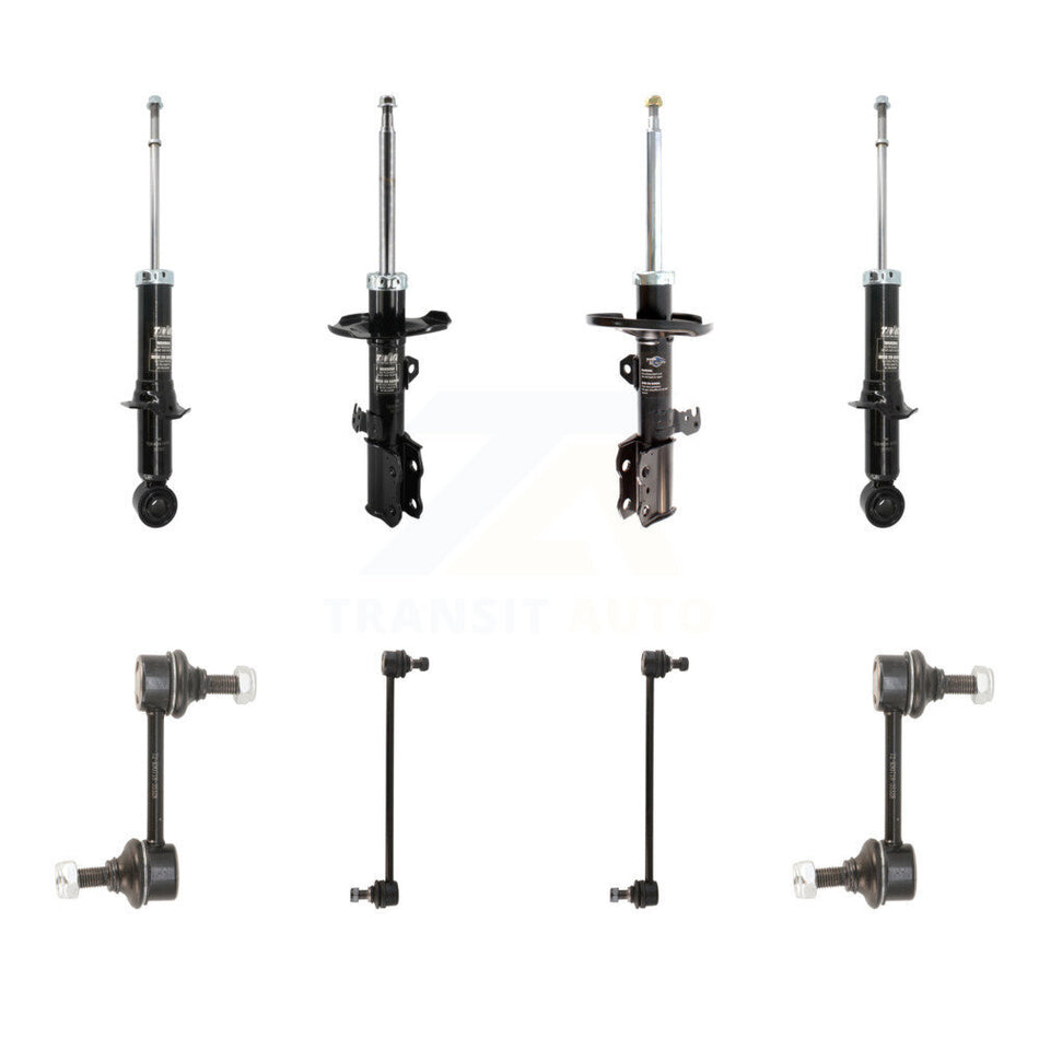 Front Rear suspension Strut & TQ sway Bar Link Kit (8Pc) For 2003-2006 Toyota Corolla KSS-107905