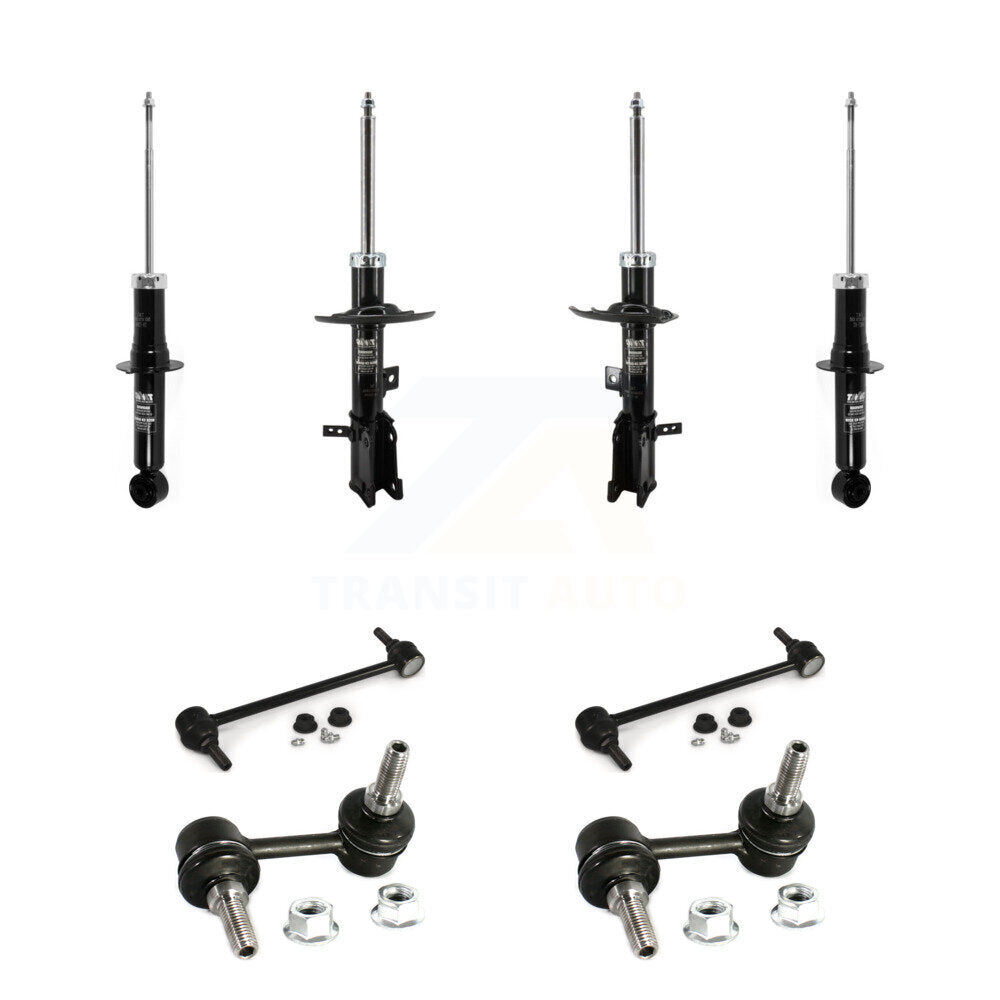 Front Rear suspension Strut & TQ sway Bar Link Kit (8Pc) For Dodge Journey KSS-107908
