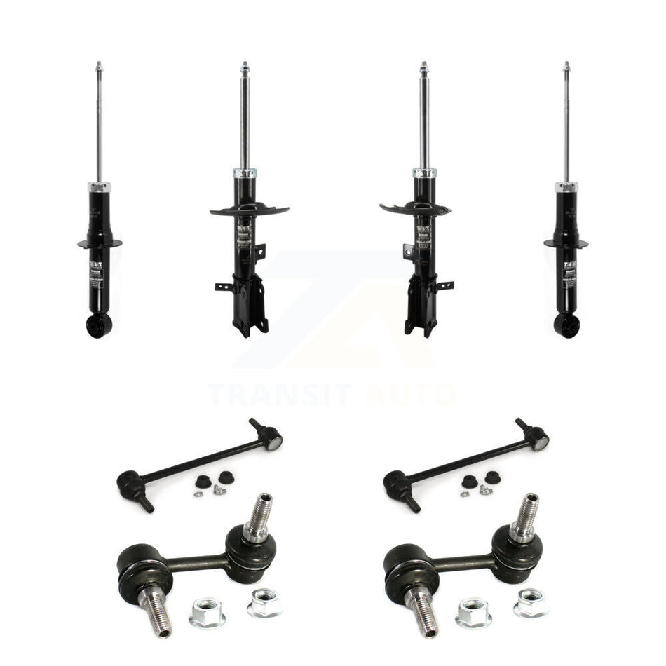 Front Rear suspension Strut & TQ sway Bar Link Kit (8Pc) For Dodge Journey KSS-107908