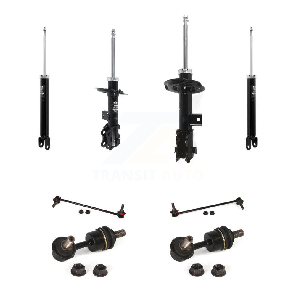 Front Rear Strut Shock & TOR Bar Link Kit (8Pc) For 13-14 Hyundai Sonata GAS engine KSS-107912