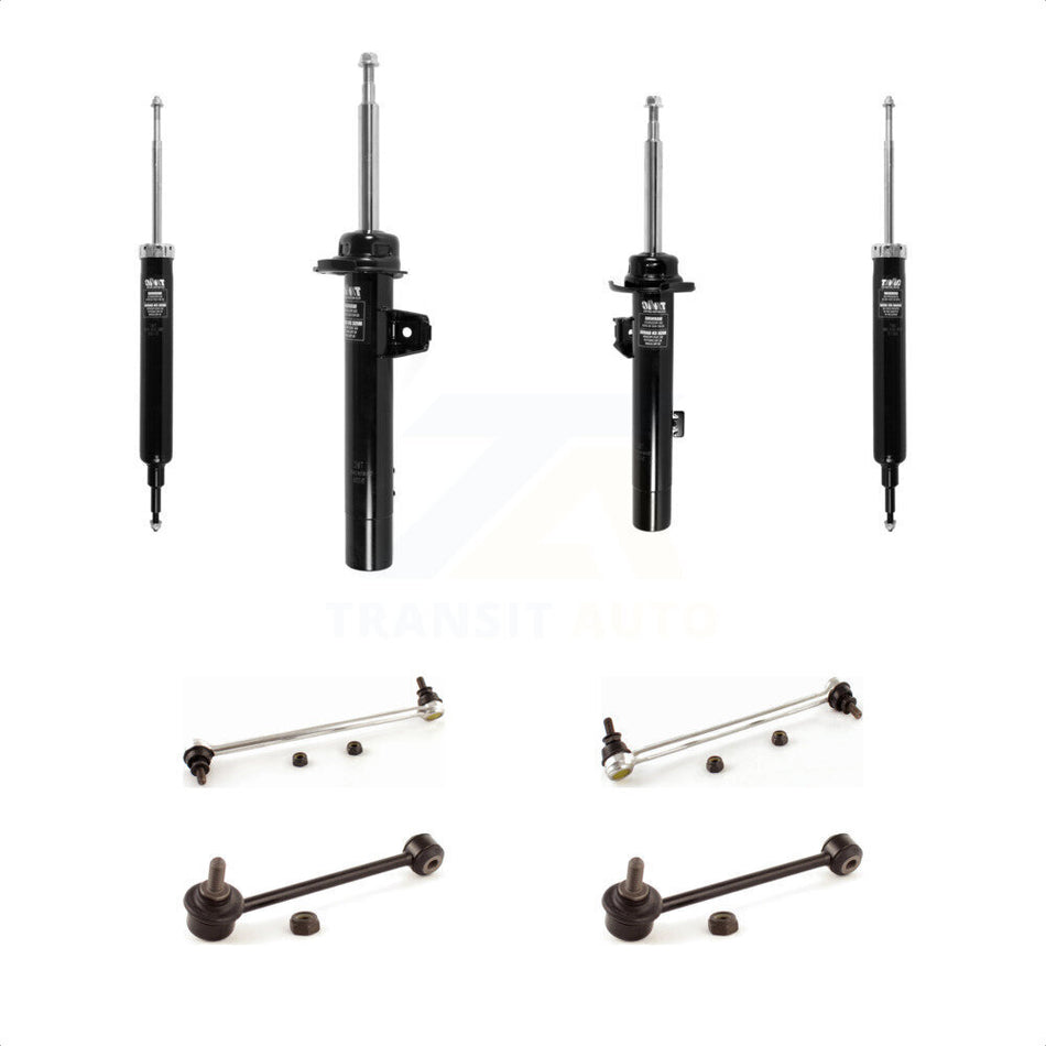 Front Rear Strut Shock & TOR Bar Link Kit (8Pc) For BMW 328i 335i 128i 135i 325i KSS-107913