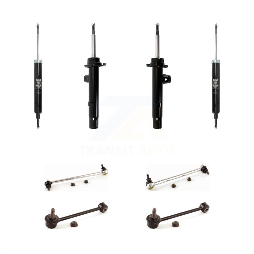 Front Rear Strut Shock & TOR Bar Link Kit (8Pc) For BMW 328i 335i 128i 135i 325i KSS-107914