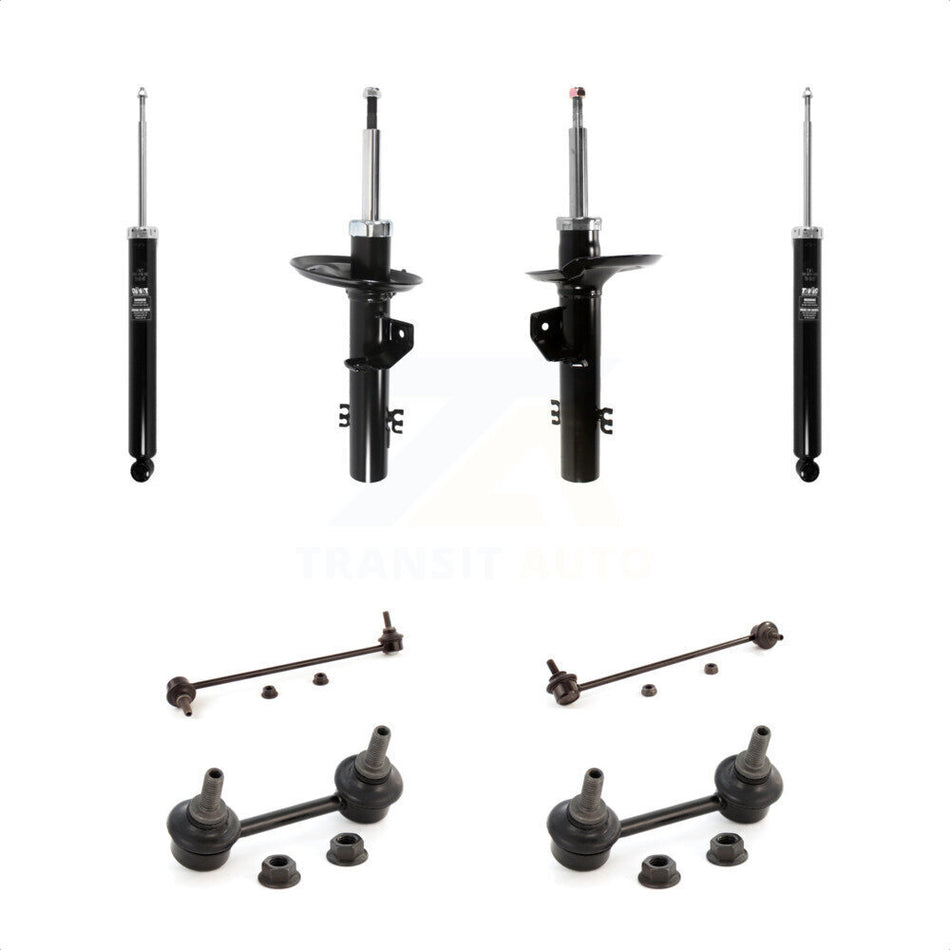 Front Rear Suspension Strut Shock & TOR sway Bar Link Kit (8Pc) For 2004-2010 BMW X3 KSS-107917