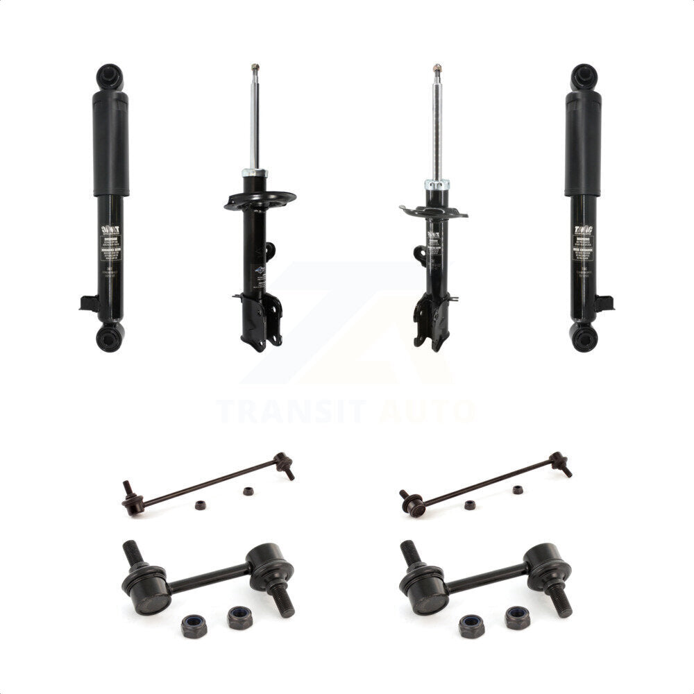 Front Rear Strut Shock & TOR Bar Link Kit (8Pc) For Hyundai Santa Fe Kia Sorento KSS-107918