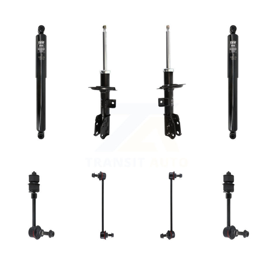 Front Rear Strut Shock & TOR sway Bar Link Kit (8Pc) For Saturn Vue Suzuki XL-7 KSS-107919