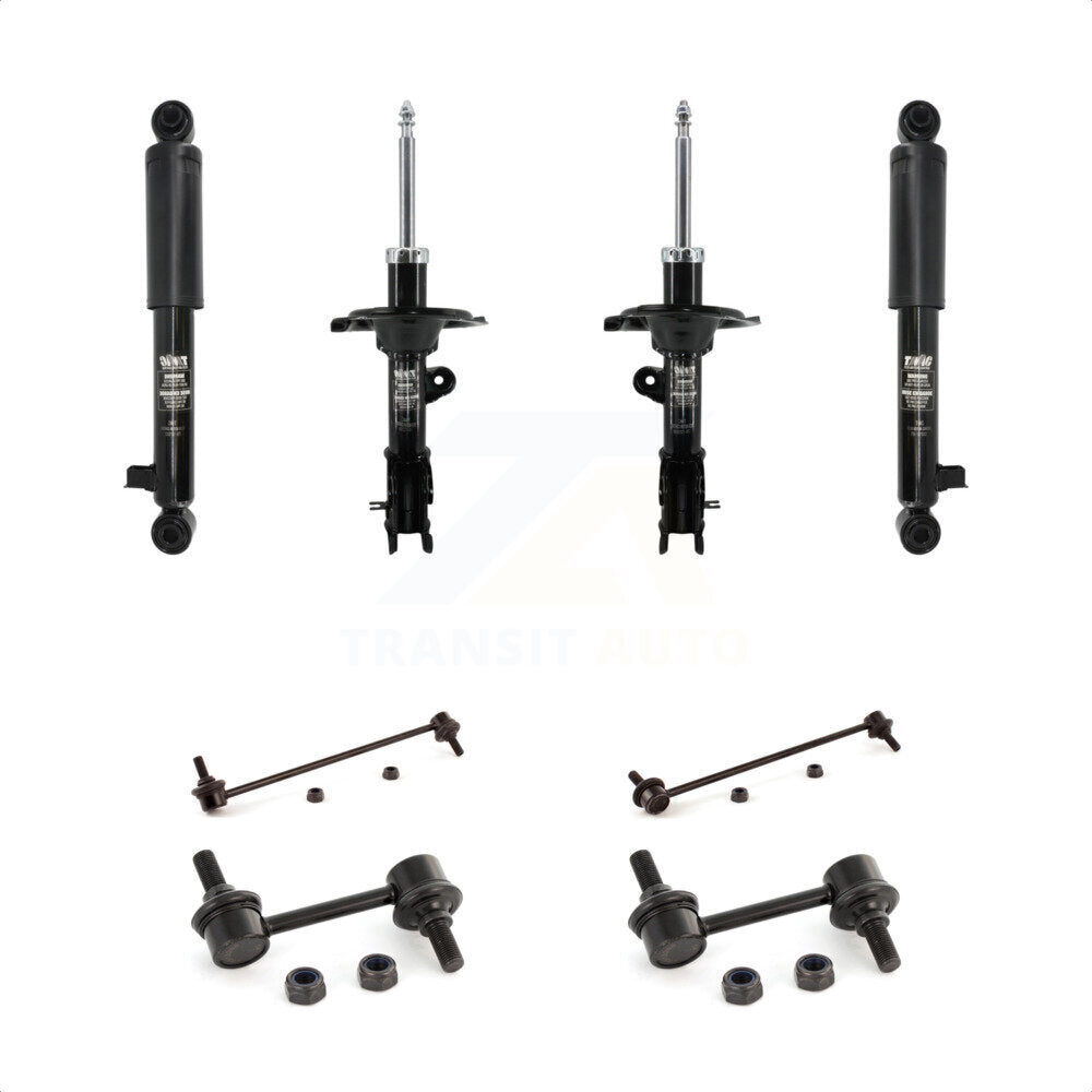 Front Rear Strut Shock & TOR sway Bar Link Kit (8Pc) For 2007-2009 Hyundai Santa Fe KSS-107923