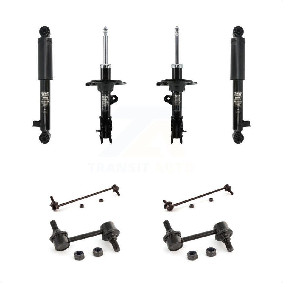 Front Rear Strut Shock & TOR sway Bar Link Kit (8Pc) For 2007-2009 Hyundai Santa Fe KSS-107923